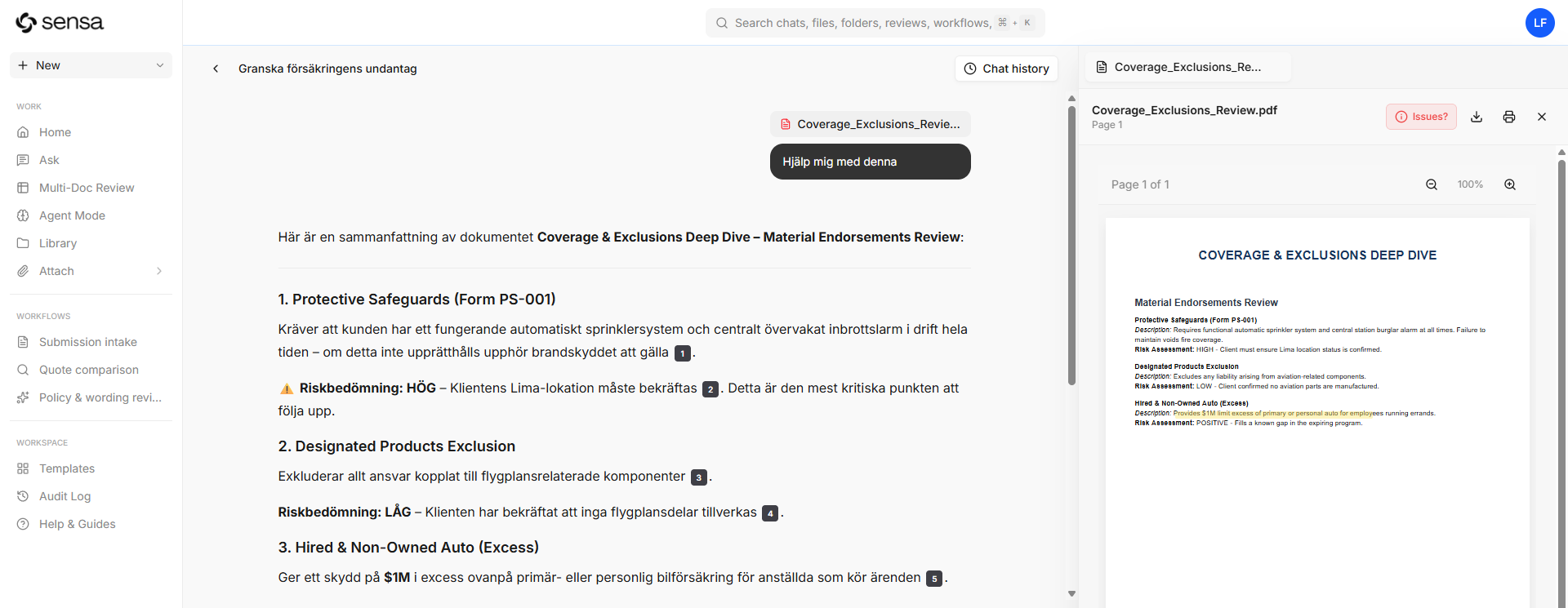 sensa. screenshot